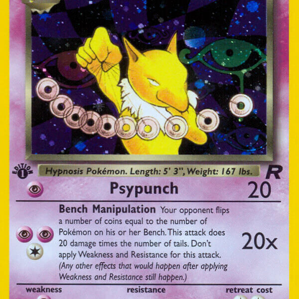 Dark Hypno Pokemon Kaart