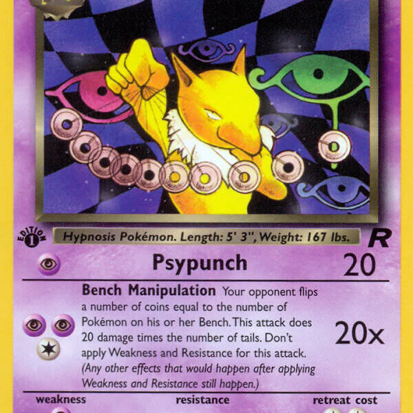 Dark Hypno Pokemon Kaart