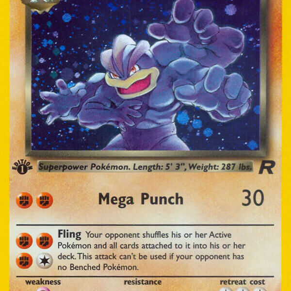 Dark Machamp Pokemon Kaart