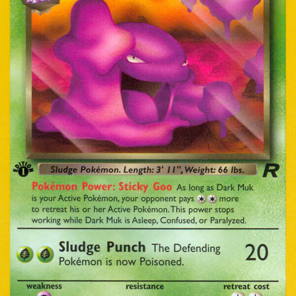 Dark Muk Pokemon Kaart