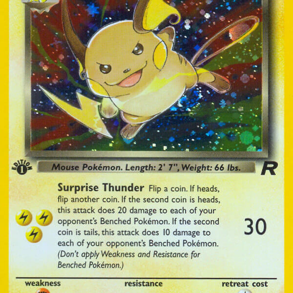 Dark Raichu Pokemon Kaart