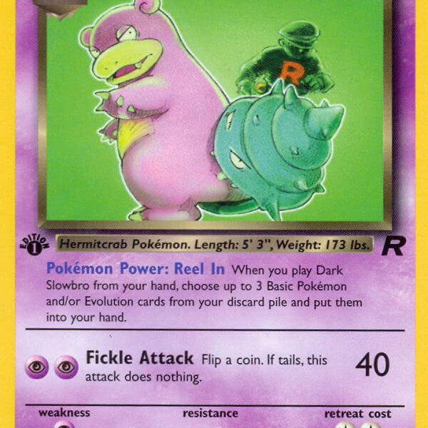 Dark Slowbro Pokemon Kaart