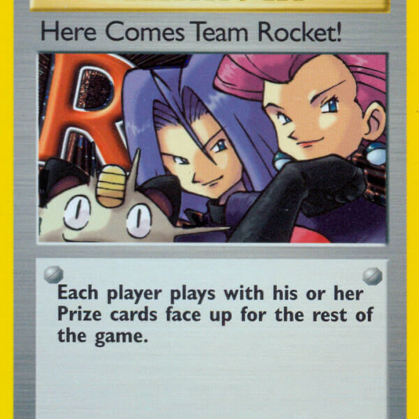 Here Comes Team Rocket! Pokemon Kaart