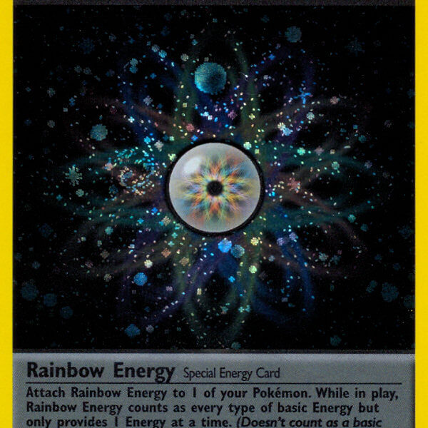 Rainbow Energy Pokemon Kaart