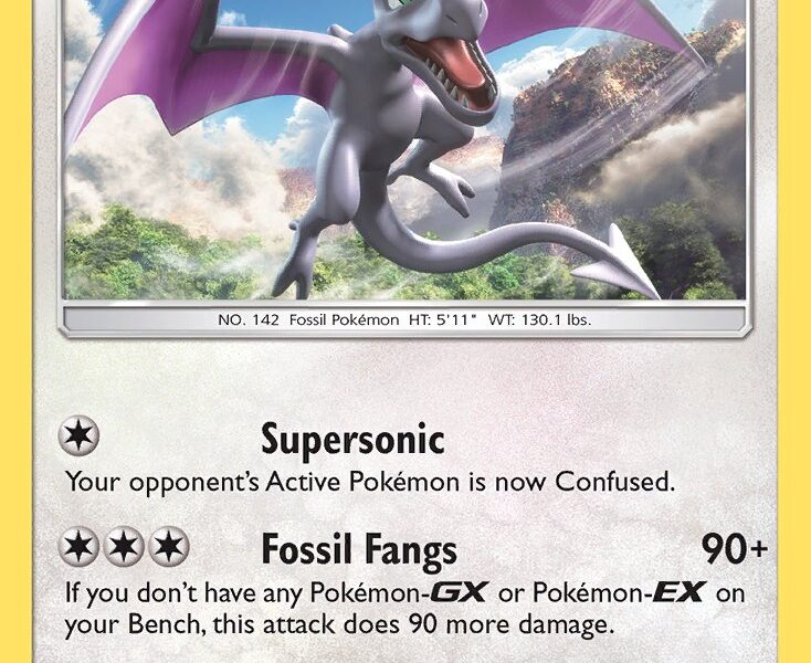 Aerodactyl Pokemon Kaart