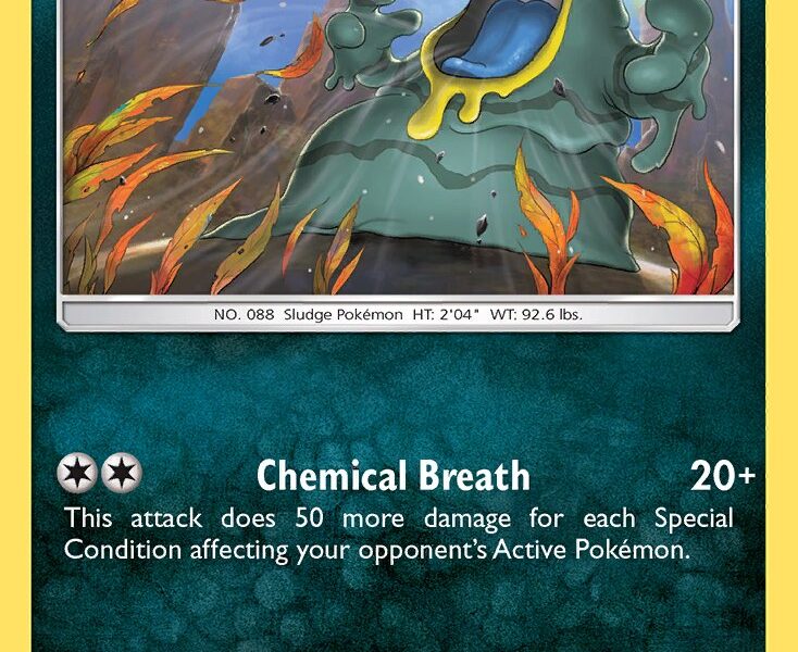 Alolan Grimer Pokemon Kaart