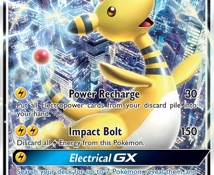 Ampharos-GX Pokemon Kaart