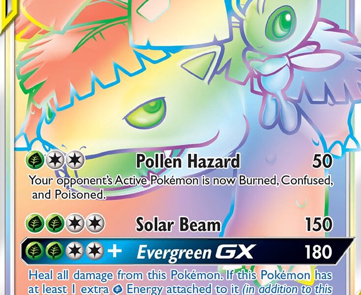 Celebi & Venusaur-GX Pokemon Kaart