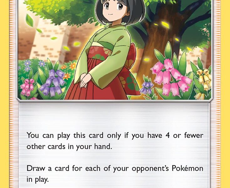 Erika’s Hospitality Pokemon Kaart