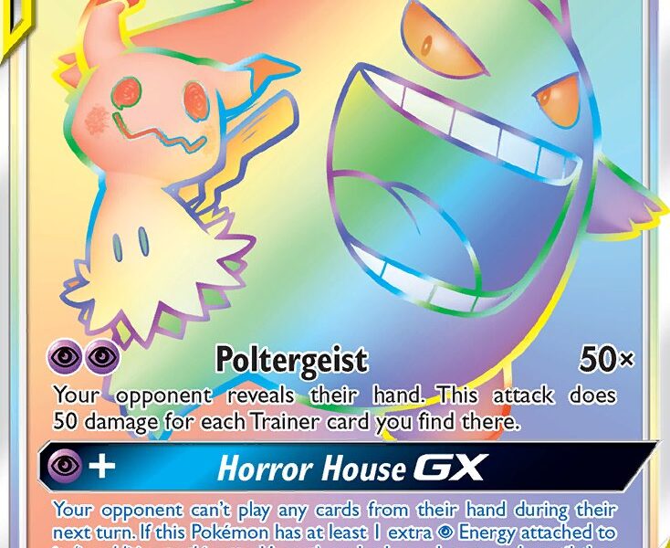 Gengar & Mimikyu-GX Pokemon Kaart