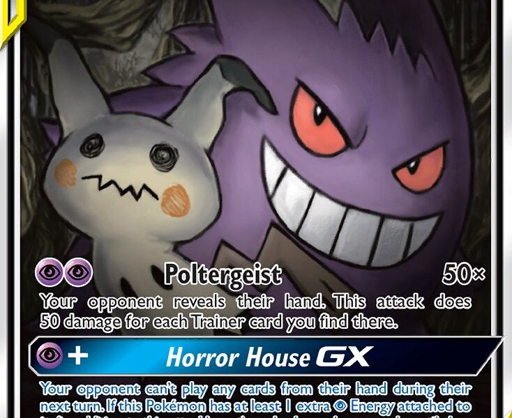 Gengar & Mimikyu-GX Pokemon Kaart