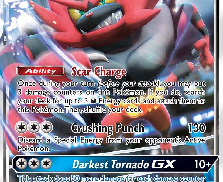Incineroar-GX Pokemon Kaart