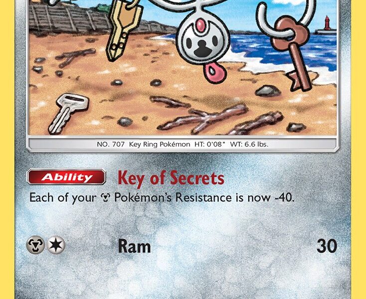 Klefki Pokemon Kaart