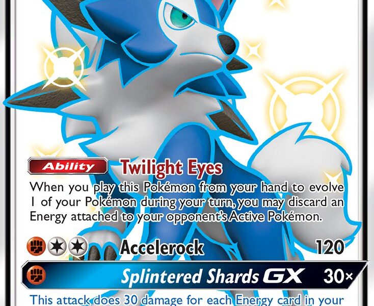 Lycanroc-GX Pokemon Kaart