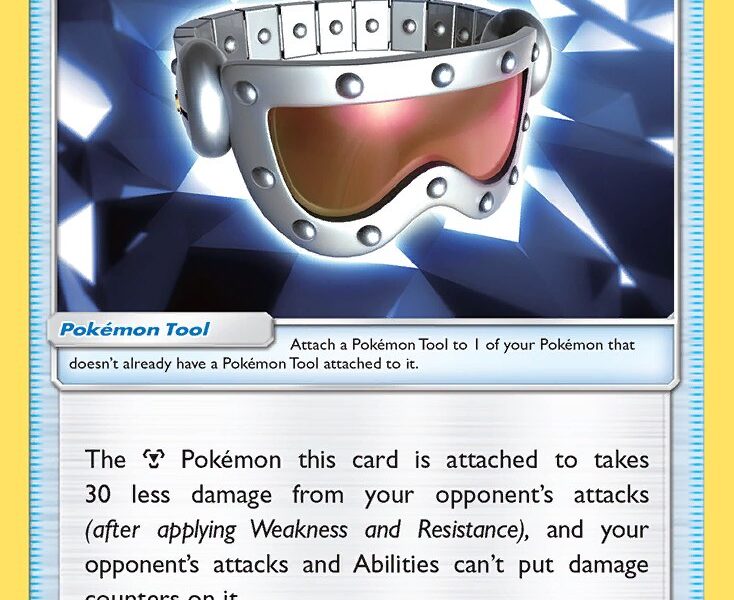 Metal Goggles Pokemon Kaart