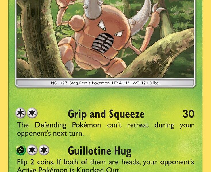 Pinsir Pokemon Kaart
