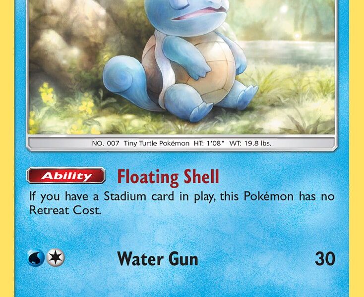 Squirtle Pokemon Kaart