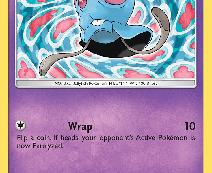 Tentacool Pokemon Kaart