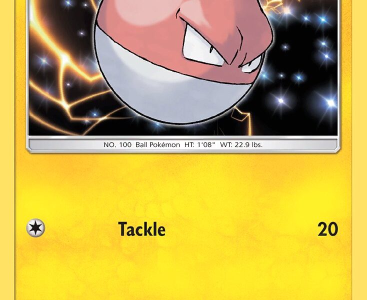 Voltorb Pokemon Kaart