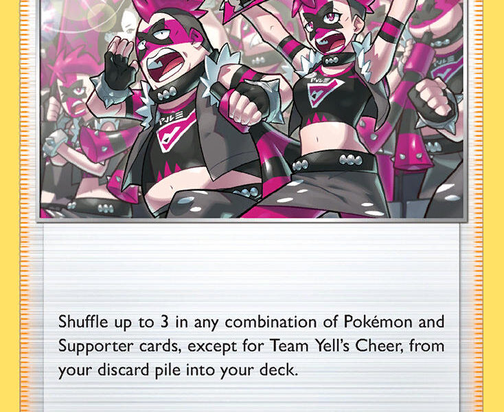 Team Yell’s Cheer Pokemon Kaart
