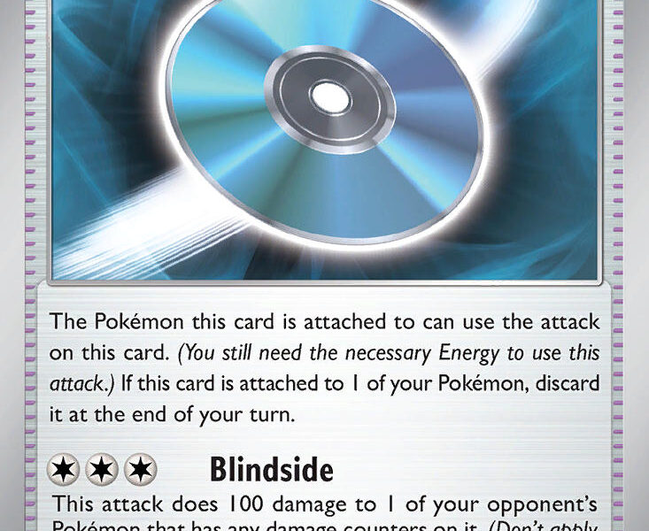 Technical Machine: Blindside Pokemon Kaart