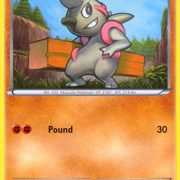 Timburr Pokemon Kaart
