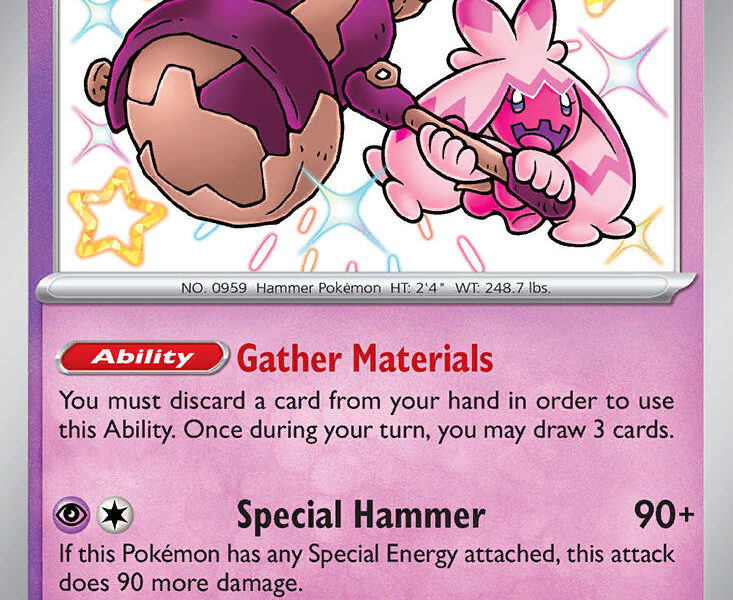 Tinkaton Pokemon Kaart