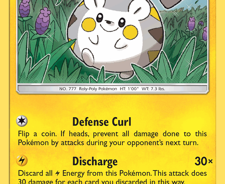 Togedemaru Pokemon Kaart
