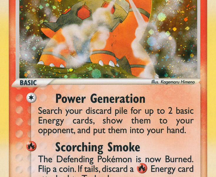 Torkoal Pokemon Kaart