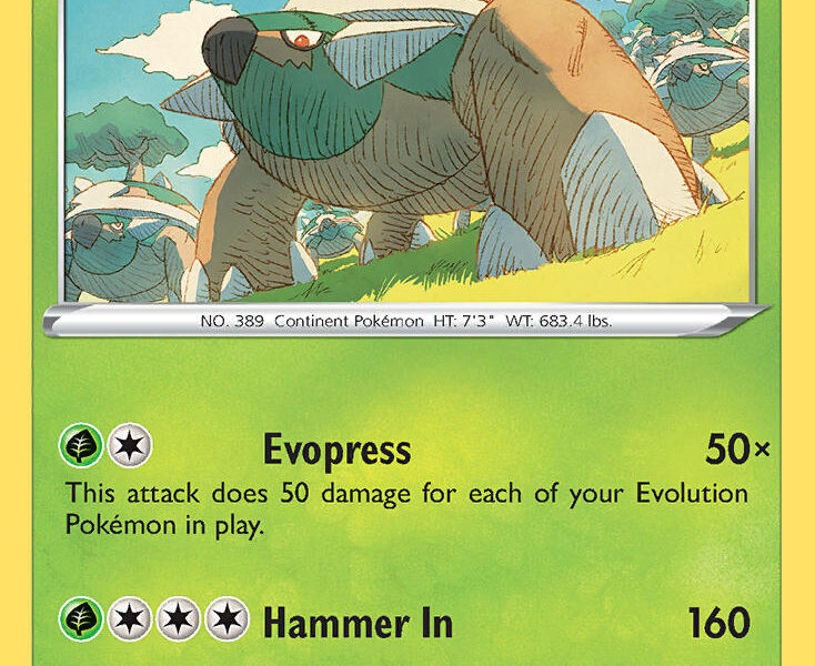 Torterra Pokemon Kaart