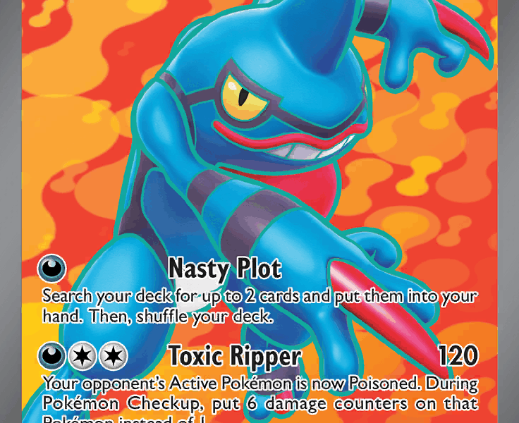 Toxicroak ex Pokemon Kaart