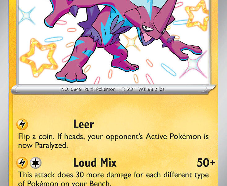 Toxtricity Pokemon Kaart