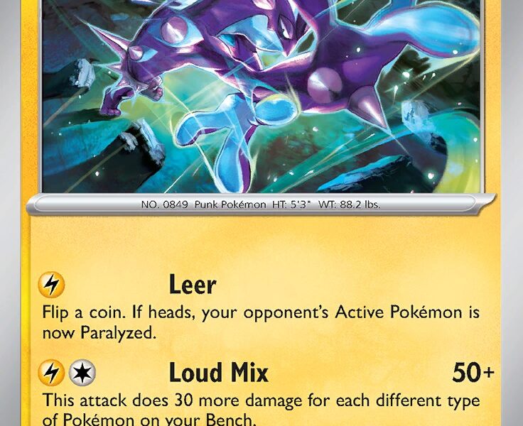 Toxtricity Pokemon Kaart