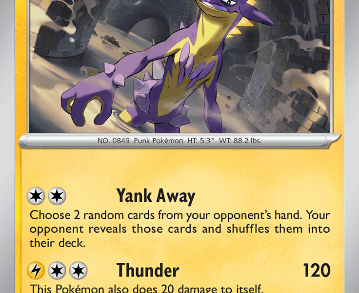 Toxtricity Pokemon Kaart