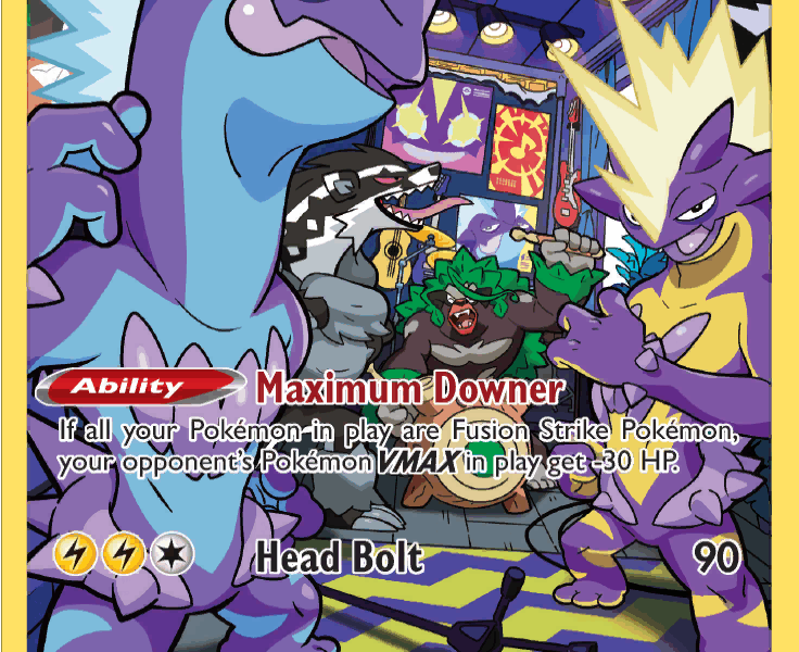 Toxtricity Pokemon Kaart