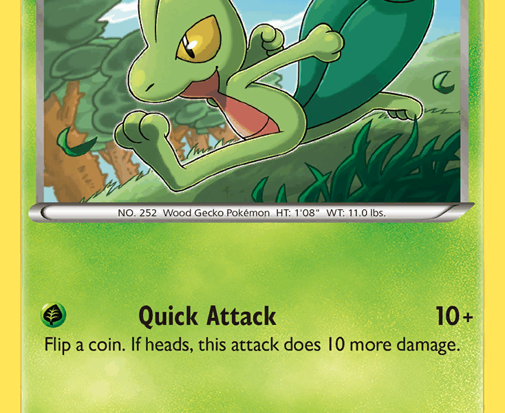 Treecko Pokemon Kaart