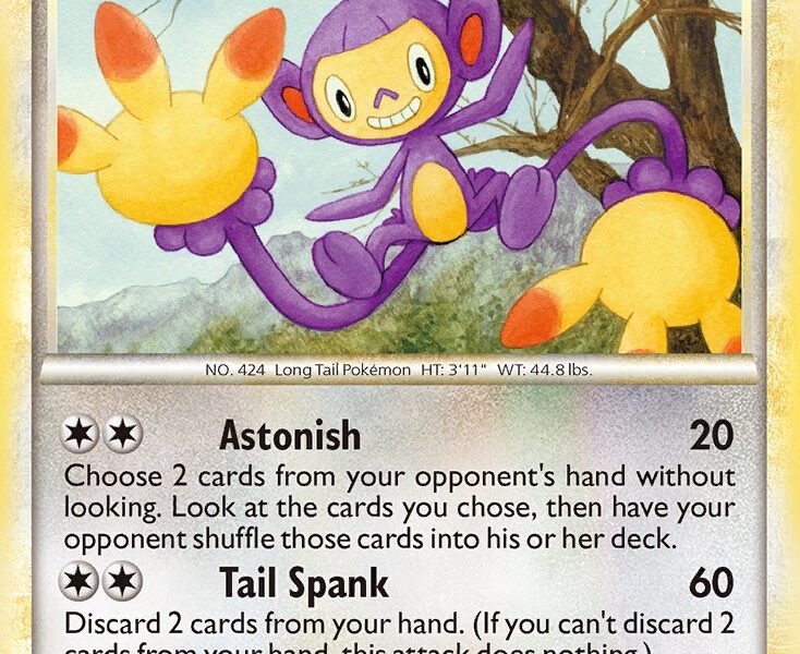 Ambipom Pokemon Kaart