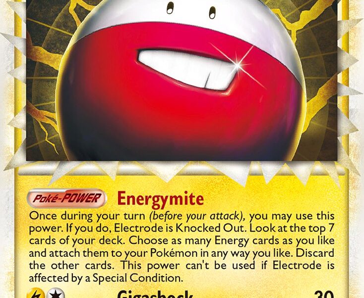 Electrode Pokemon Kaart