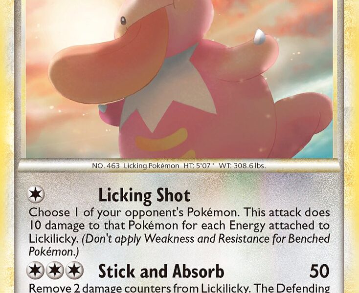 Lickilicky Pokemon Kaart