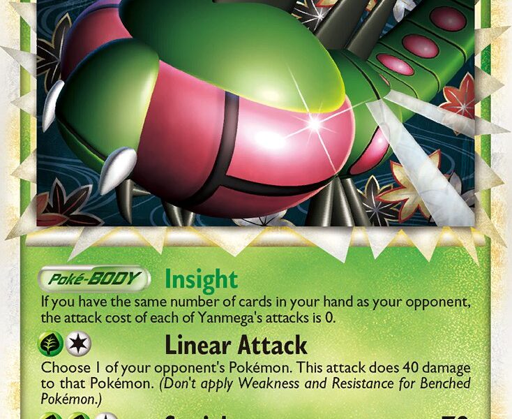 Yanmega Pokemon Kaart