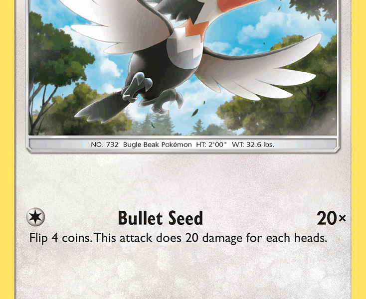 Trumbeak Pokemon Kaart