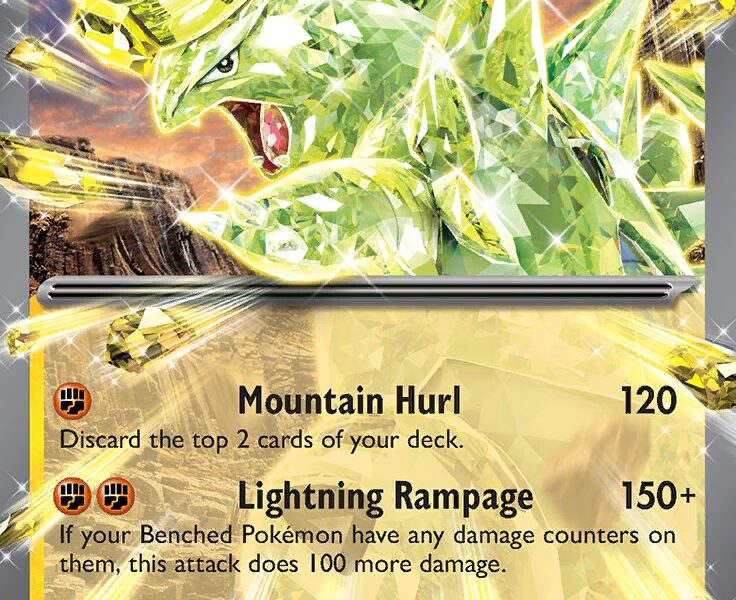 Tyranitar ex Pokemon Kaart
