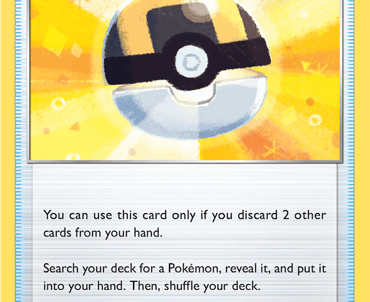 Ultra Ball Pokemon Kaart