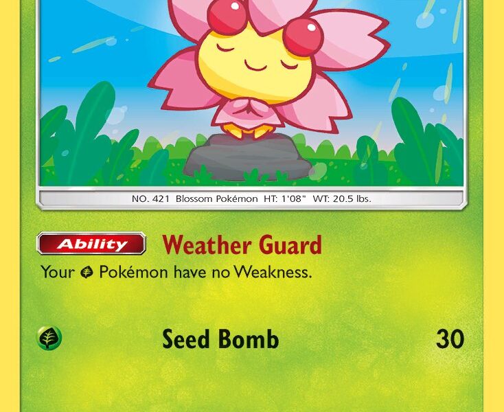 Cherrim Pokemon Kaart