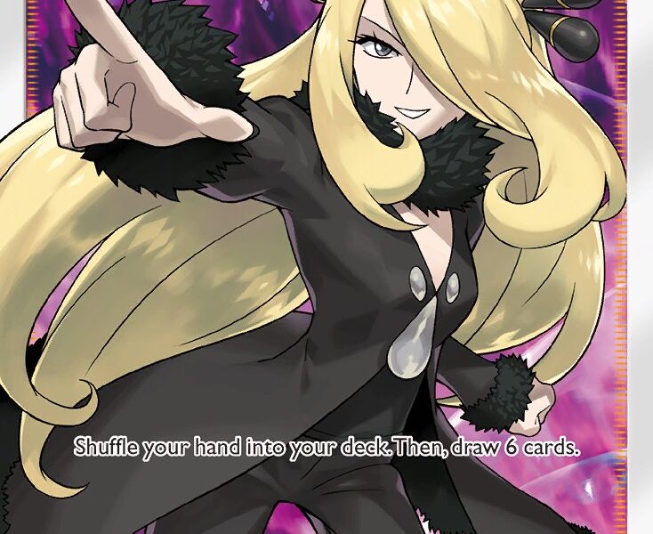 Cynthia Pokemon Kaart