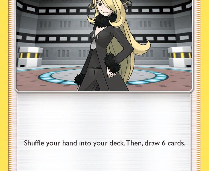 Cynthia Pokemon Kaart