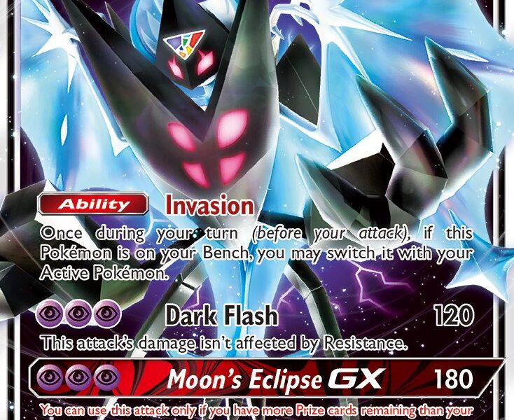 Dawn Wings Necrozma-GX Pokemon Kaart