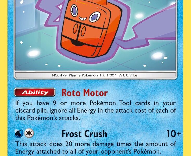 Frost Rotom Pokemon Kaart