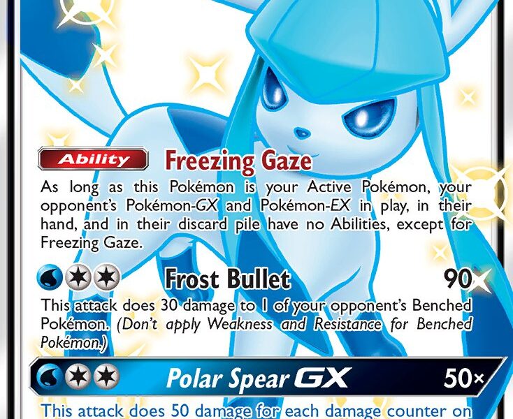 Glaceon-GX Pokemon Kaart