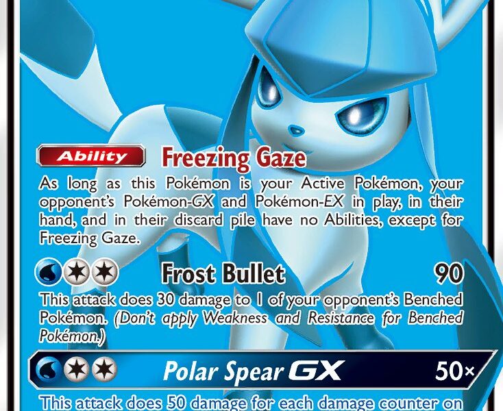 Glaceon-GX Pokemon Kaart